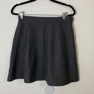 Gray wool school girl skirt – size large